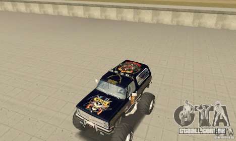 Chevrolet Blazer K5 Monster Skin 2 para GTA San Andreas