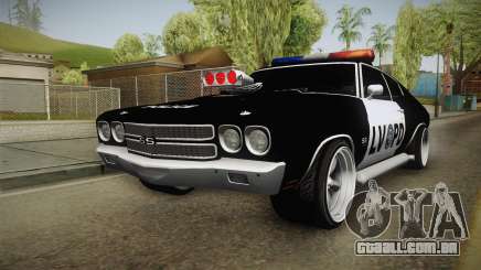 Chevrolet Chevelle SS Police LVPD 1970 v1 para GTA San Andreas