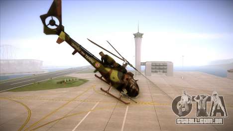 SA.341 GAZELLE Wargame: Red Dragon para GTA San Andreas