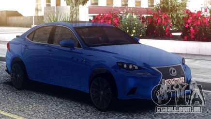 Lexus GS-F Blue Sedan para GTA San Andreas