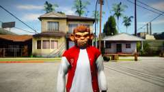 GTA V Space Monkey Mask for Cj para GTA San Andreas