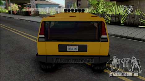 GTA IV Mammoth Patriot para GTA San Andreas